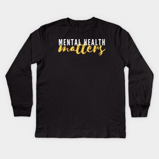 Mental Health Awareness Month Kids Long Sleeve T-Shirt